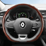 Carbon Fiber Wave Steering Cover for Renault Cars