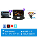 Android 13 Multimedia GPS Radio for Mitsubishi Outlander 2005–2012