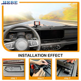 Center Console Phone Holder for Jeep Wrangler JL 2024 Car Interior Accessory HEBE
