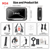 Motorcycle GPS Monitor Wireless CarPlay & TPMS
