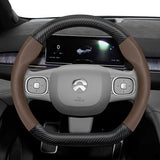 Nio Carbon Fiber Leather Steering Wheel Cover Fit