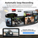 6.25 inch Motorcycle GPS Monitor DVR for Universal
