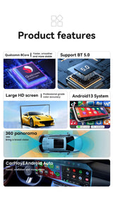 Android 13 Multimedia Head Unit for Porsche Macan 2018–2023 Android Head Unit Aotsr