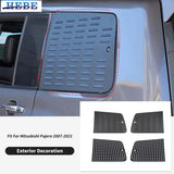 Aluminum Window Glass Trim for Mitsubishi Pajero 2007-2021 Car Interior Accessory HEBE