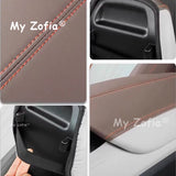 For BYD Sealion 5 DM-i 2025 2026 Car Armrest Box Center Console Lid Armrest Cover Interior PU Leather Cover Accessories Inter