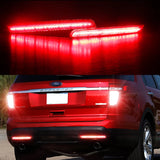 LED Bumper Reflector Tail Lights Ford Explorer 2011-2015 LED Ambient Light iJDM