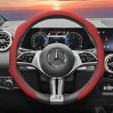 Mercedes Perforated Leather Steering Wheel Cover
