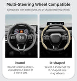 Breathable Leather Steering Wheel Cover for Honda