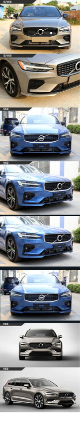 Unpainted Front Corner Skirt for Volvo S60 V60 2020-2025 Car Interior Accessory LINGLUYANG