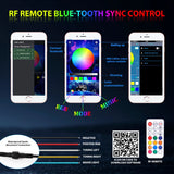 0.4M/1.31FT RGB Fat Spiral LED Whip Lights Bluetooth APP and Remote Control Flagpole Lamp for Truck Offroad ATV UTV Polaris R