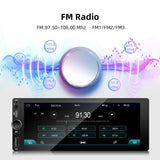 6.86-inch Wireless CarPlay Android Auto 1-Din Stereo Head Unit