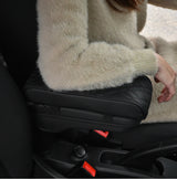 Leather Console Armrest Mat Seat for Smart Fortwo 451