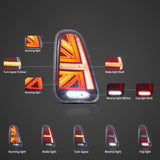 LED Tail Lights Sequential for Mini Cooper 2001-2006