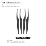 For Tesla Model 3 (2023-) / Model Y (2025-) Car Reading Light Panel Trim Sticker Anti Scratch Carbon Fiber Interior Accessories