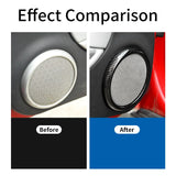 3D Door Speaker Trim Ring Set for Mini Cooper Car Interior Accessory GMUNI