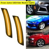Amber/Red LED Side Markers For Chevy Camaro 10-16