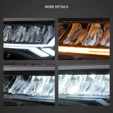 LED Reflection Bowl Headlights for Toyota 4Runner 14-24 Car Interior Accessory Vland