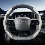 Carbon Fiber Steering Wheel Cover for Lancia Ypsilon