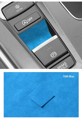 For Honda Accord 10th Gen Facelift & INSPIRE 2021+ Made of Alcantara Handbrake Button Trim Sticker Car Interior Tuning Accessory