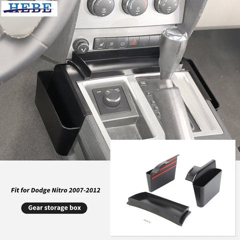 Shift Storage Organizer Black Box for Dodge Nitro Car Interior Accessory HEBE