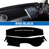 Dashboard Sunshade Protective Mat for Mazda CX-7 2006–2012 Dashboard Mat CATUSIKI BLACK RHD