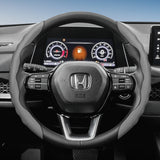 Breathable Leather Steering Wheel Cover for Honda