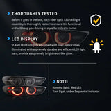 LED Tail Lights with Dynamic Welcome for Mazda3 2019-22