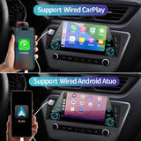1 Din CarPlay Android Auto for Universal Vehicles Android Head Unit AKAMATE