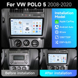 8-Core Android 15 Multimedia System for Volkswagen Sedan Android Head Unit JIUYIN