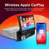 7 Inch Retractable Wireless CarPlay Android Auto Head Unit Android Head Unit ANYFAR