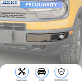 ABS Chrome Fog Light Cover for Ford Bronco Sport 2021-2025 Car Interior Accessory HEBE