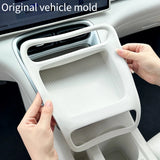 Geely Xingyuan 24-26 EX2 eMAS 5 Center Console Gear Shift Panel Silicone Mat Wireless Charging Integrated Pad Car Accessory C