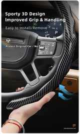 Carbon Fiber Snap-On Cover for Land Rover Sport Car Interior Accessory Hocasen