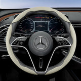 Segmented Leather Wheel Cover for Mercedes-Benz