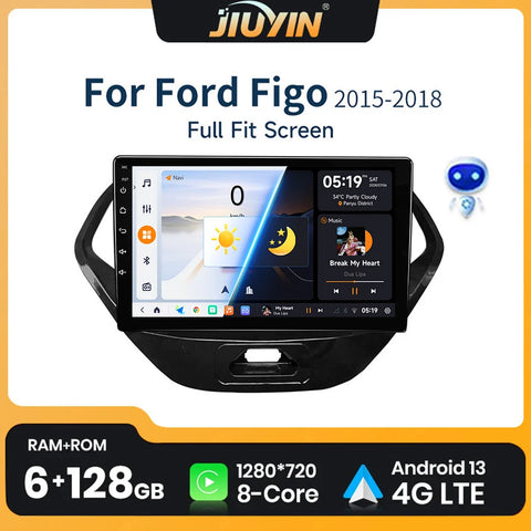 9-Inch Android Multimedia Player for Ford Ka 2015–2018 Android Head Unit JIUYIN