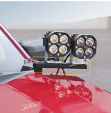 Iron Hood Light Bracket Rack for Ford F150 2021-2025