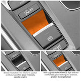 For Honda Accord 10th Gen Facelift & INSPIRE 2021+ Made of Alcantara Handbrake Button Trim Sticker Car Interior Tuning Access