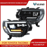 LED Projector Headlights for Toyota Tacoma 2012-2015 Headlight Assembly Vland