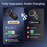Car Charger 30W GPS with Anti-Loss Locator Car Interior Accessory AKAMATE