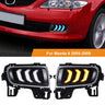DRL LED Fog Lamp Turn Signal Light for Mazda 6 2005-2009