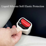 For Zeekr 007 001x Seat Belt Socket Protection Cover Scratch Resistant Silicone Cover Automotive Accessories Car Interior Acc