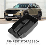 Smabee Armrest Storage Box for Mazda CX-50 Central Lower Layer Storage Tray Organizer Accessories Car Interior Accessory | An