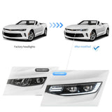 LED Projector Headlights w/Animation for Camaro 2016-2024 LED Ambient Light VLAND