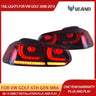 Vland LED Tail Lights Sequential Signal Golf 08-14