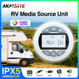 Universal 200W RV Stereo Radio Bluetooth for ATV UTV Boat Car Interior Accessory OEM