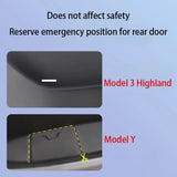 For Tesla Model 3 Highland Y Juniper Car Door Side Storage Box Door Slot Storage Organizer Container Car Interior Door Storag