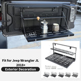 Tailgate Storage Table Rack for Jeep Wrangler JL 2018-2025 Car Interior Accessory HEBE