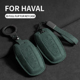Car Key Case For Great Wall Haval Jolion 2022 H6 H7 H4 H9 F5 F7 F7X F7H H2S GMW Dargo Suede Car Keychain Car Accessory OEM