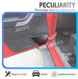 Door Storage Mesh 4-Piece Set for Jeep Wrangler JK 2011-2017 Car Interior Accessory HEBE