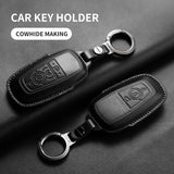 Leather car key case cover for 5 Ford models Car Interior Accessory OEM